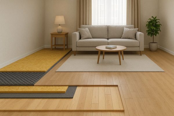 Как сделать звукоизоляцию пола? /